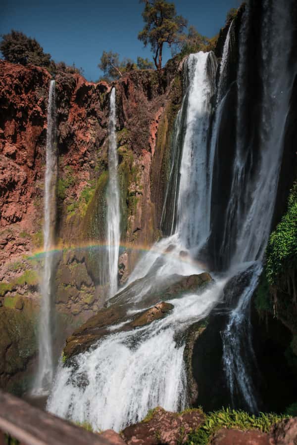 From Marrakech: A day Trip to Ouzoud waterfalls - Arriving at the 110-meter cascade