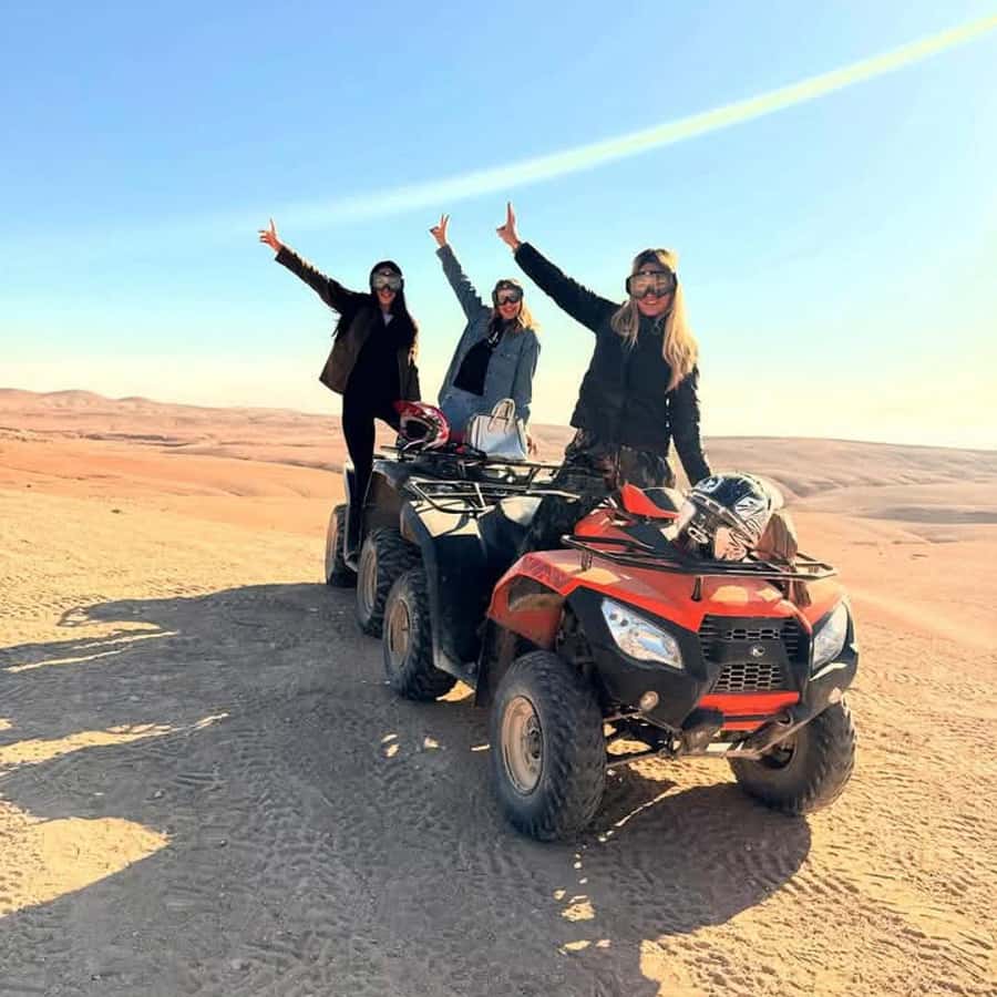 From Marrakech: Agafay Desert Dinner with Quad & Camel Ride - Guides and group size