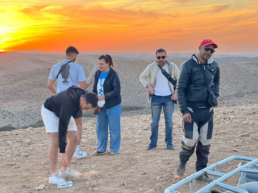 From Marrakech: Agafay Desert Quad Biking Tour with Transfer - Getting ready at the quad station