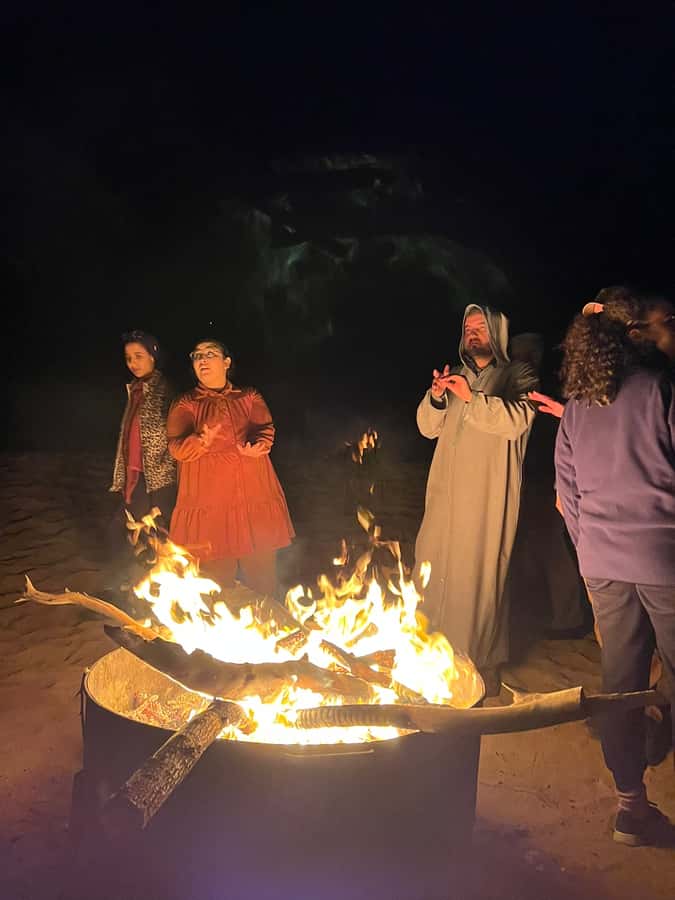 From Marrakech: Agafay Desert Sunset, Camel Ride, and Dinner - Sunset in the rocky desert