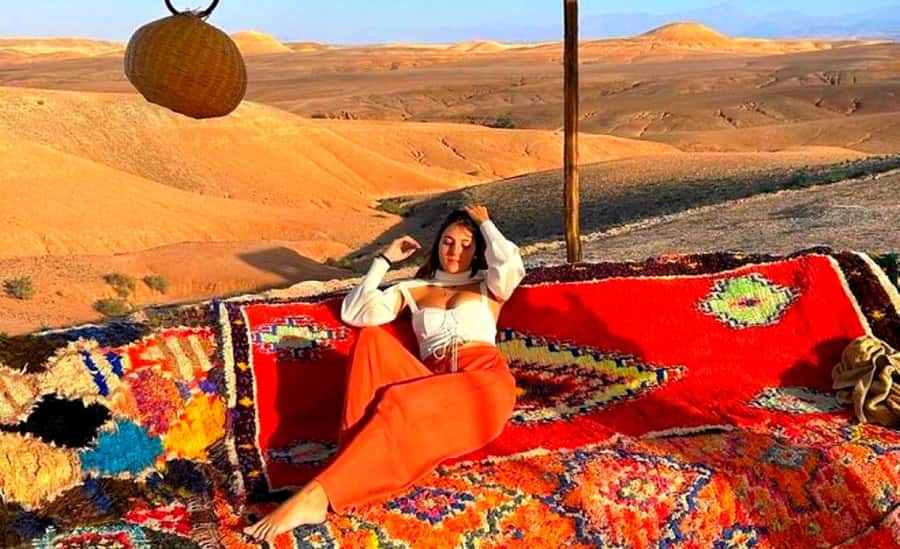 From Marrakech : Agafay Desert Sunset Dinner with Camel Ride - The Ride from Marrakech to the Camp
