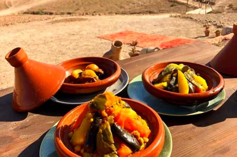 From Marrakech: Agafay Desert Sunset Dinner with Live Show - The argan oil cooperative adds useful local context