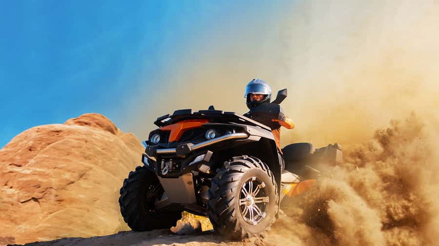 From Marrakech: Agafay Desert Sunset, Quad Biking, & Dinner - Choosing between a camel and a two-person quad