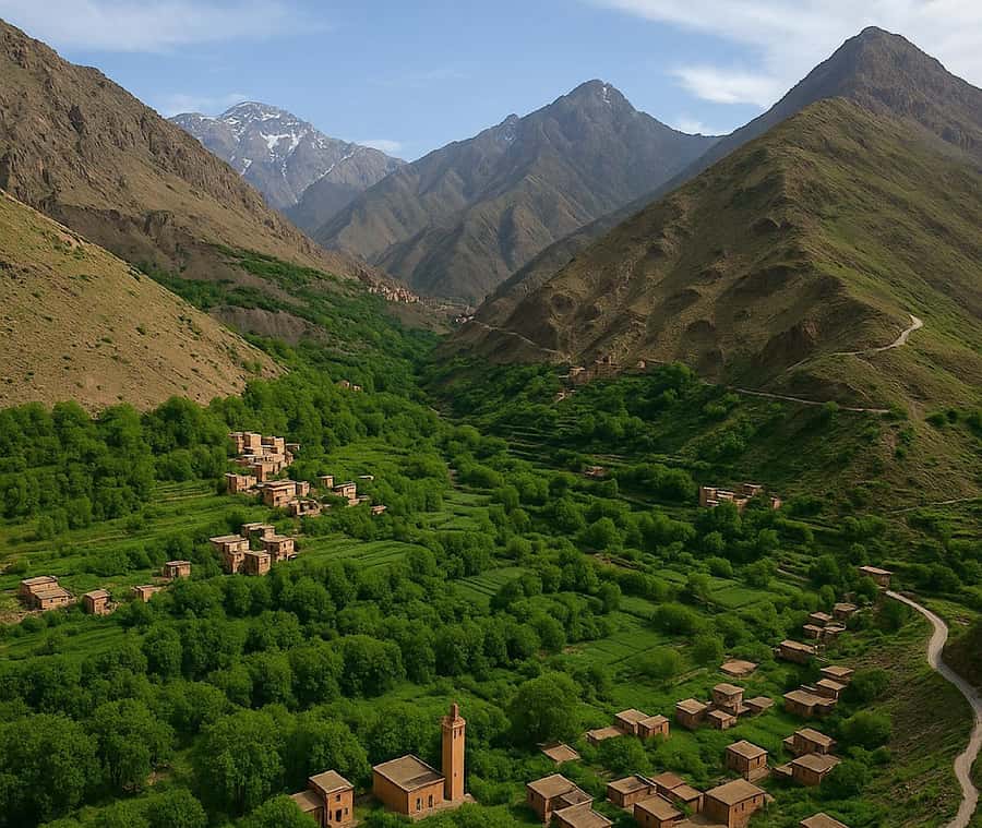 From Marrakech: Atlas Mountains Day Trip with Camel Ride - Imlil, waterfalls, and the three-hour walk