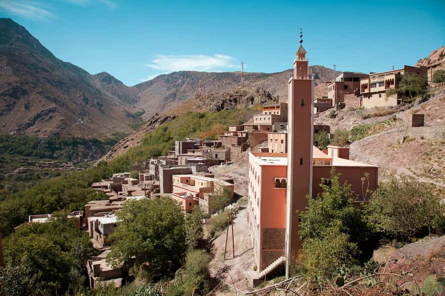 From Marrakech: Atlas Mountains Full-Day Hiking Trip w Lunch - Walking through orchards and village paths