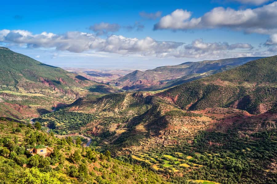 From Marrakech: Atlas Mountains Full-Day Hiking Trip w Lunch - Agafay brings an easy camel start
