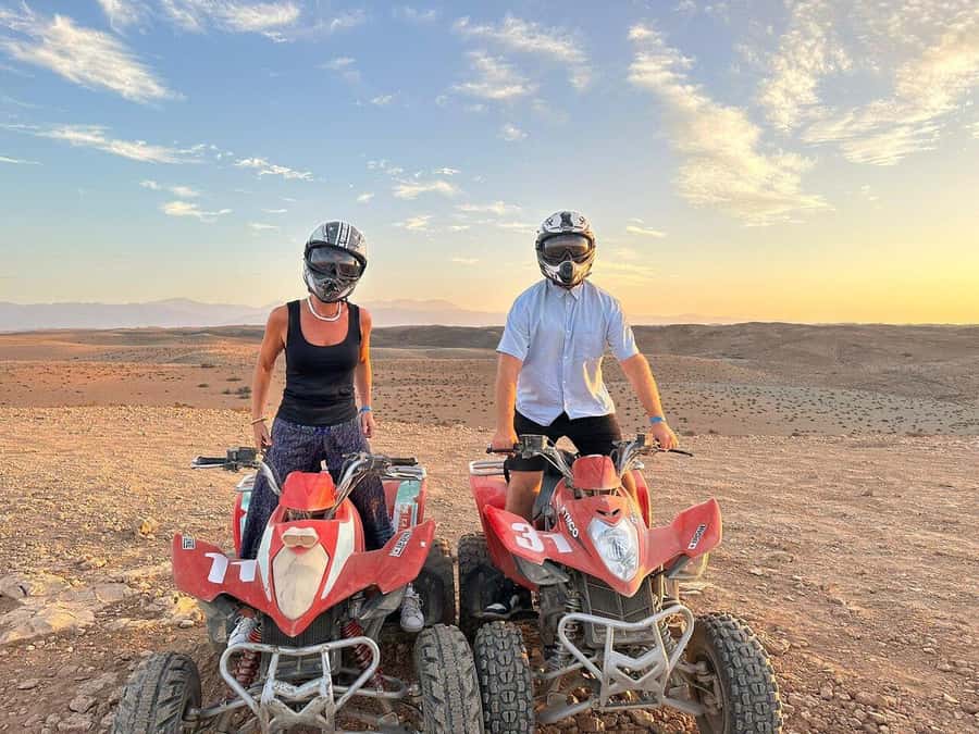 From Marrakech: ATV Quad Bike Tour in Agafay Desert - Tea in a Berber village