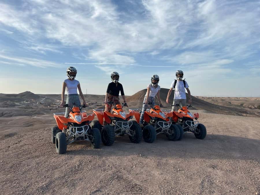From Marrakech: ATV Quad Bike Tour in Agafay Desert - The 45-minute ride from Marrakech