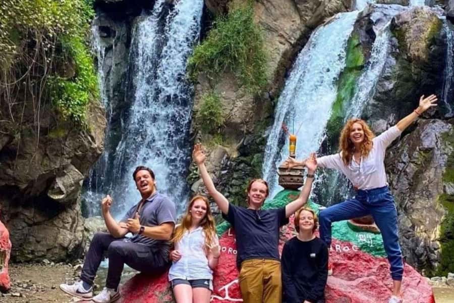 From Marrakech: Day Trip Ourika Valley, High Atlas Mountains - Walking toward the Ourika waterfall