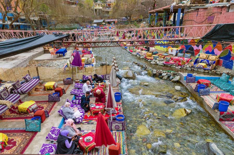 From Marrakech: Day Trip to Ourika Valley with Waterfalls - Walking to Setti Fatma Waterfalls