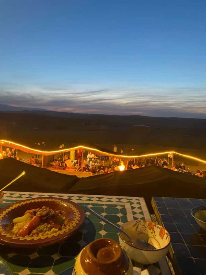 From Marrakech: Dinner in Agafay Desert with Sunset - Berber Music, Dance, and the Fire Show