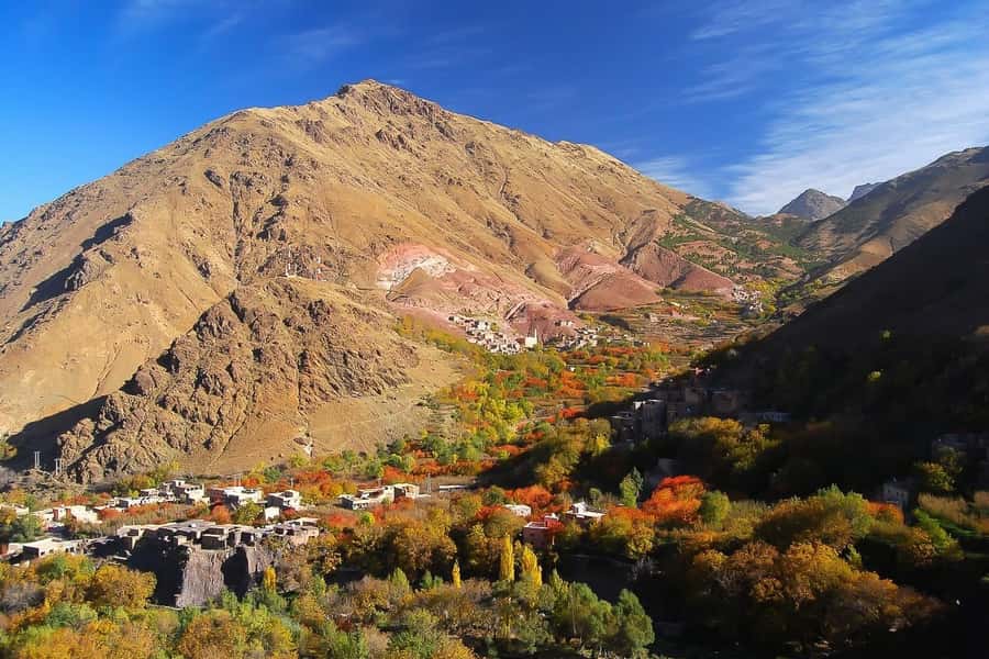 From Marrakech: Full-Day Atlas Mountain Berber Tour - Passing Kasbah Tamadot on the mountain road