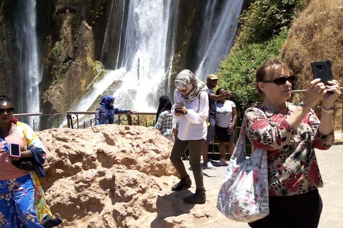 From Marrakech: Full-Day Tour to Ouzoud Waterfalls with Boat Trip - Viewpoints, orange juice, and the route to the basin