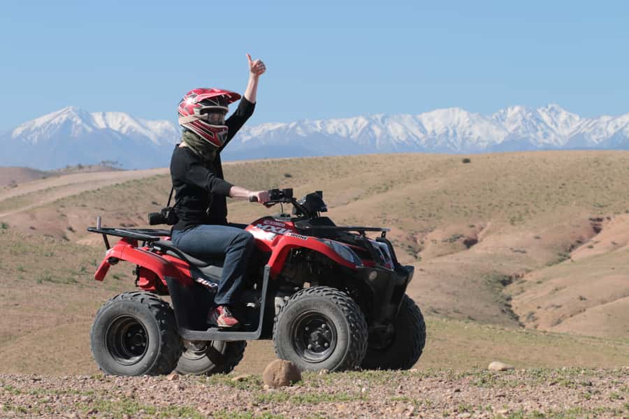From Marrakech: Guided Quad Biking Tour in Agafay Desert - From Marrakech to the rocky plains of Agafay