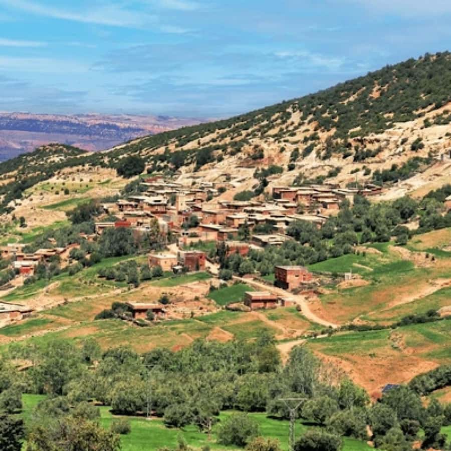 From Marrakech: High Atlas Mountains and 4 Valleys Day Trip - Kik Plateau and the broad mountain views