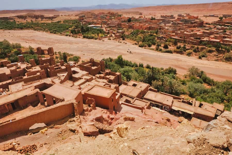 From Marrakech: Kasbah Ait Ben Haddou, Ouarzazate & Studios - Ait Ben Barka and the first mountain views