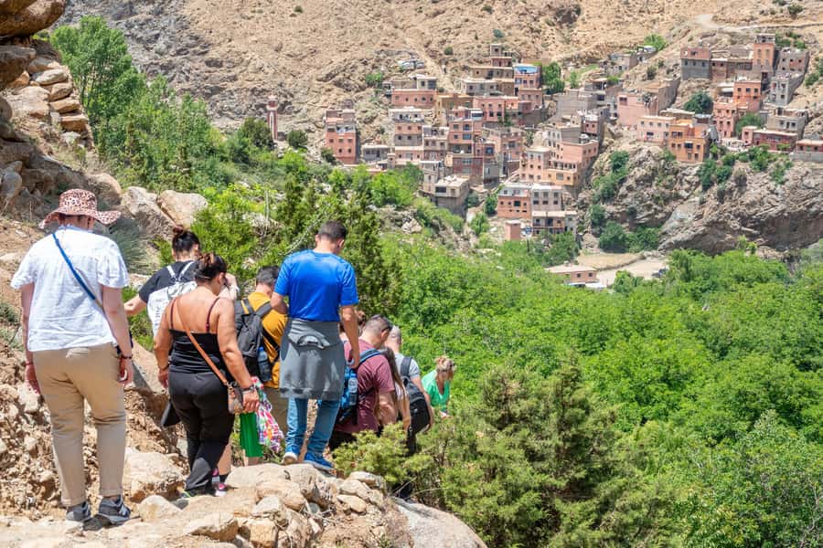 From Marrakech: Ourika Valley Trip, Waterfall Hike & Lunch - Leaving Marrakech for the Atlas Mountains