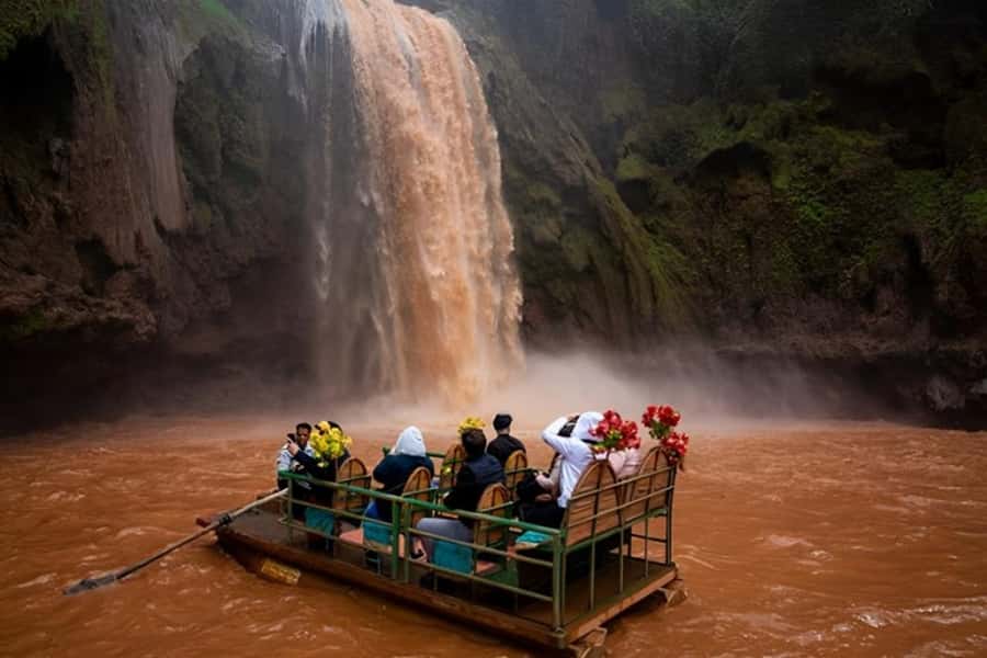 From Marrakech: Ouzoud Waterfalls Full-Day Guided Tour - Walking through olive groves and local paths