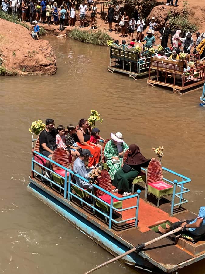 From Marrakech: Ouzoud Waterfalls Guided Hike and Boat Trip - Lunch above the falls for about €10 to €12