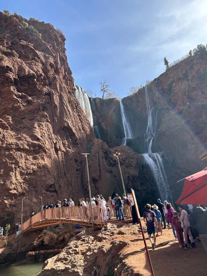 From Marrakech: Ouzoud Waterfalls Guided Hike and Boat Trip - The climb out and return to Marrakech