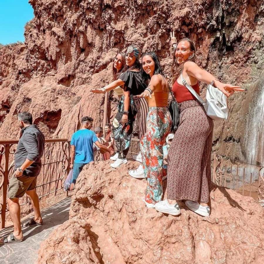 From Marrakech: Ouzoud Waterfalls Guided hike & boat Ride - Monkeys around the falls