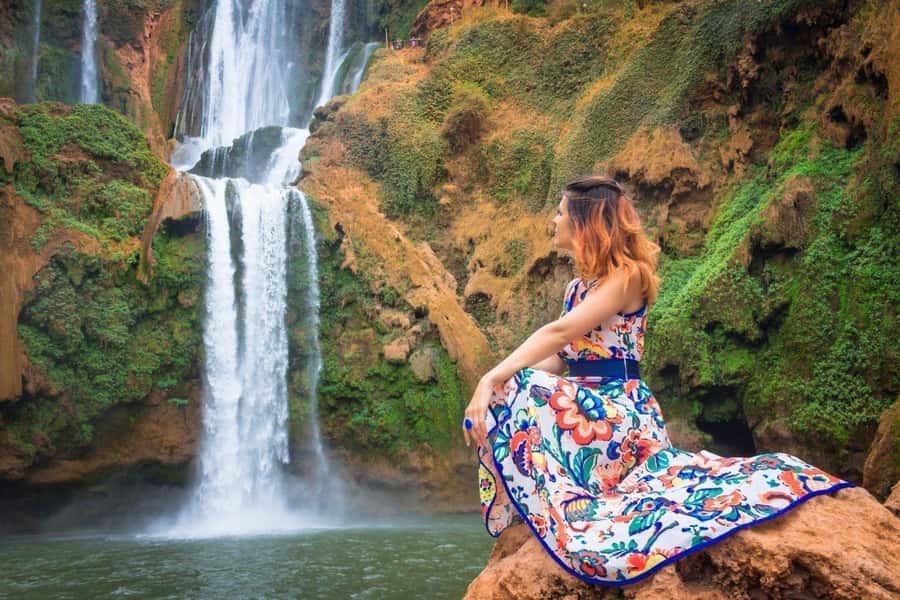 From Marrakech: Ouzoud Waterfalls Guided Tour and Boat Trip - Lunch beside the water
