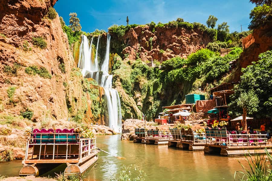 From Marrakech: Ouzoud Waterfalls Guided Tour & Boat Ride - The 600-step walk to the river
