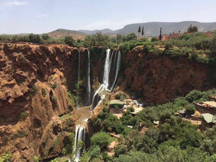 From Marrakech: Ouzoud Waterfalls guided trip with boat ride - The optional boat ride near the falls