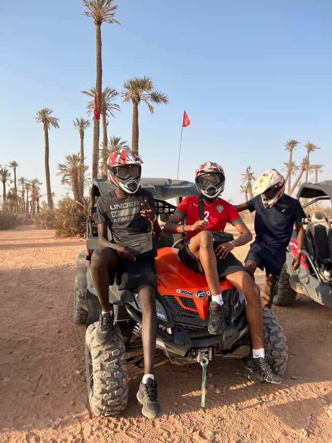 From Marrakech: Palm Grove Quad Bike Tour with Mint Tea - What the $40 price really covers