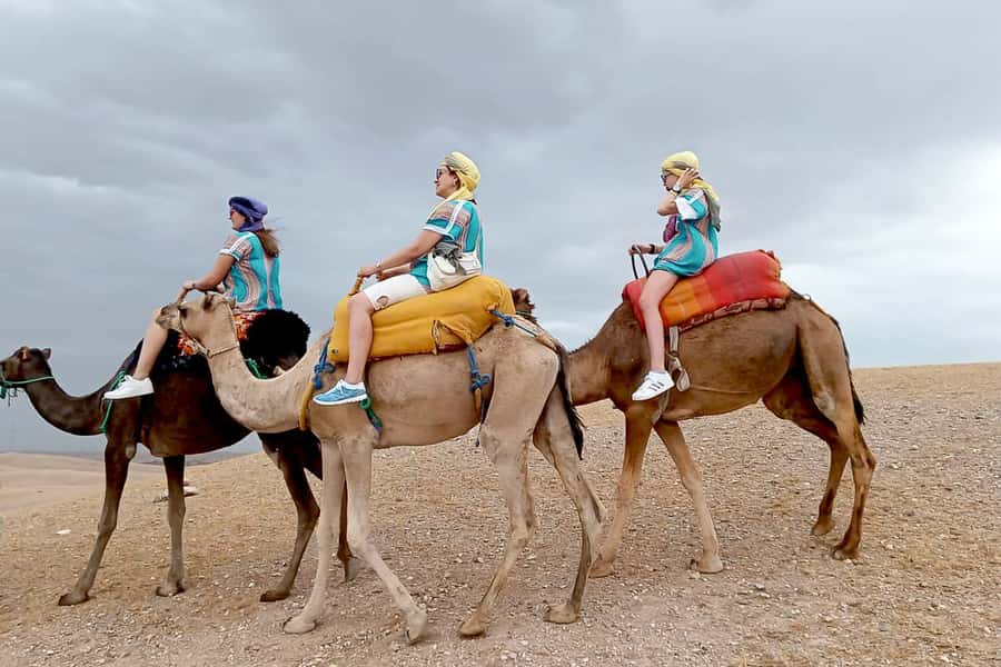 From Marrakech: Sunset Camel Ride in the Agafay Desert - Getting the sunset timing right