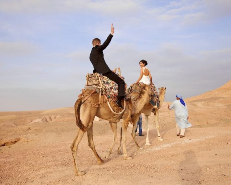 From Marrakech: Sunset Camel Ride in the Agafay Desert - Photo stops and the plateau viewpoint