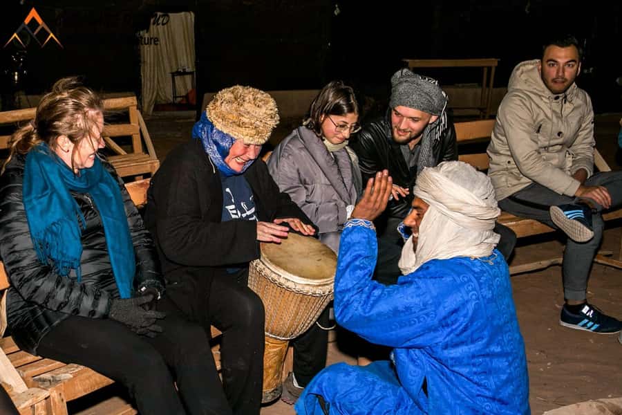 From Marrakech: Zagora 2-Day Desert Safari with Food & Camp - A private tent and a night by the fire