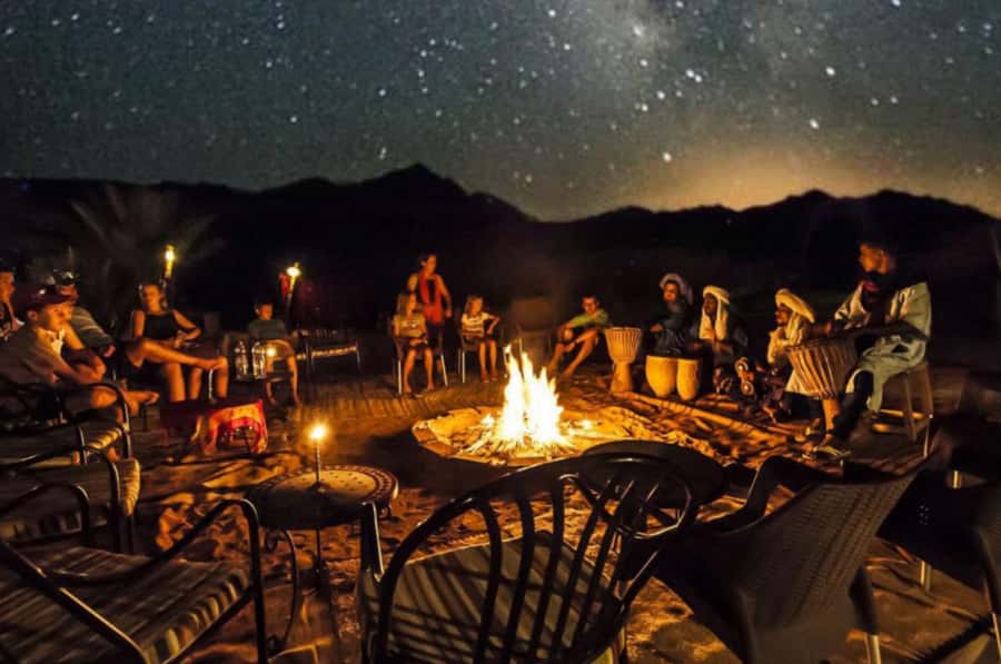 From Marrakesh Agafay Desert Dinner & Sunset, and Camel Ride - A short camel ride on an old Berber path