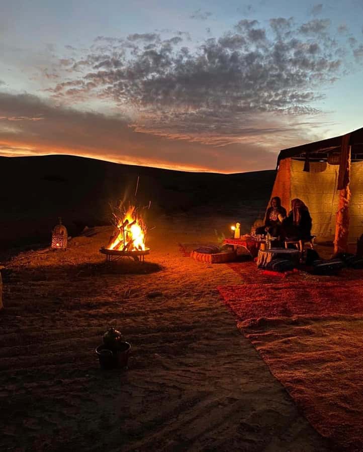 From Marrakesh: Sunset Dinner in Agafay at Berber Camp - The argan oil cooperative stop