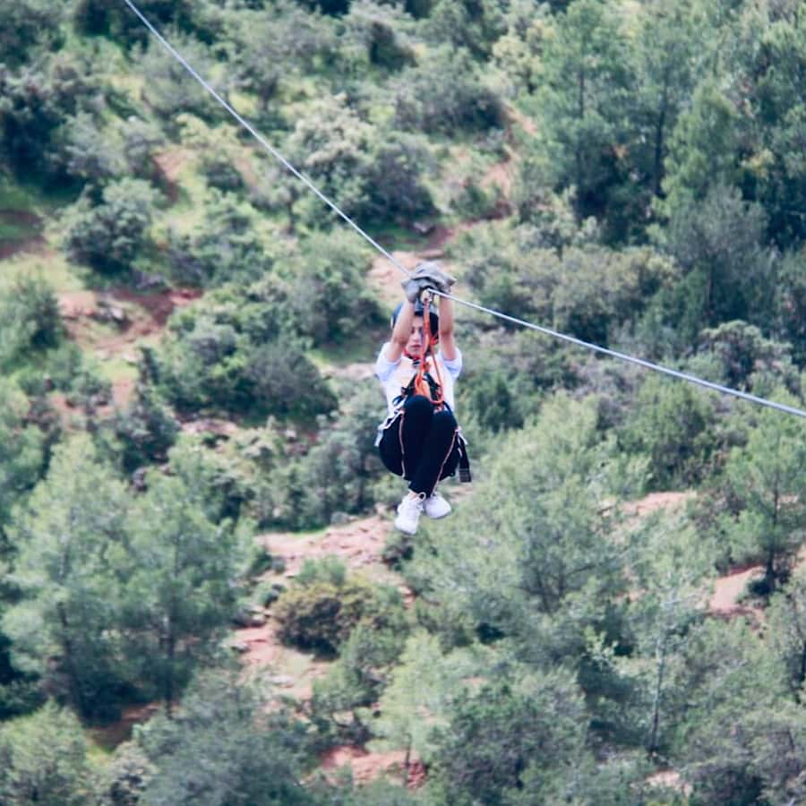 From Marrakesh: Zip-Line & Hike in the Atlas Mountains - A late traditional lunch with Atlas views