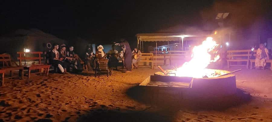 From Ouarzazate: 2-Day Excursion to Zagora Desert - Dinner, music, and the Berber-style camp