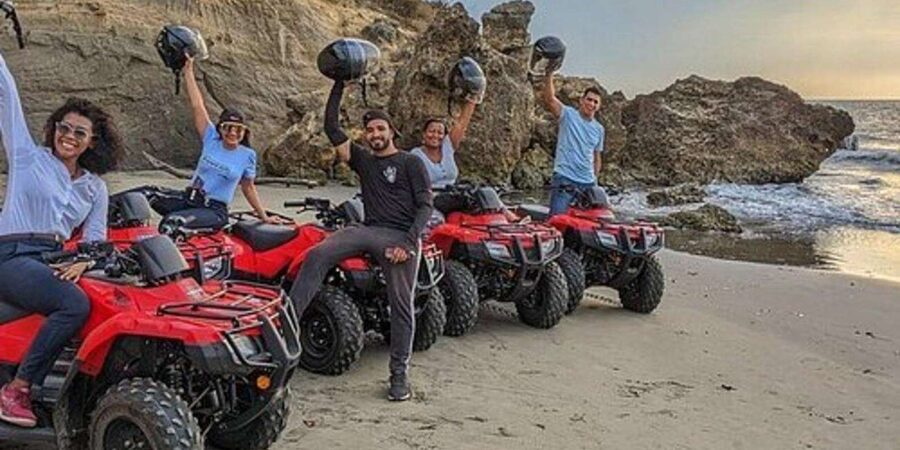 From Taghazout : Quad Bike On The Beach & Mountains - Golden dunes, open beach, and mountain views
