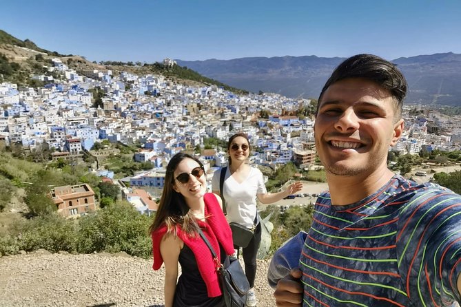From Tangier: Chefchaouen Day Trip with Local Guide - The return ride and the panoramic sunset stop