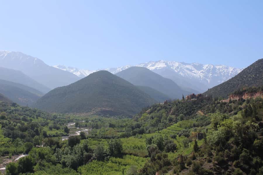 Full-Day Agafay Desert & Atlas Mountains Tour With Camels - Agafay Desert: rocky views close to the city