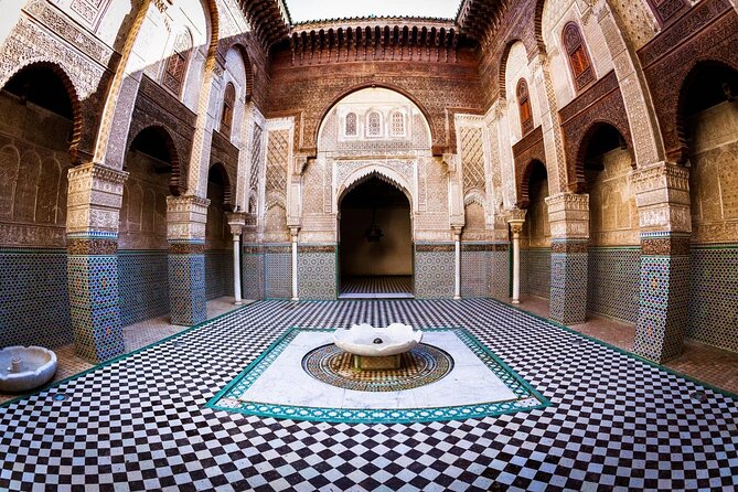 Half Day Guided Walking Tours on The Medina of Fez - Bou Inania Medersa shows off Marinid design
