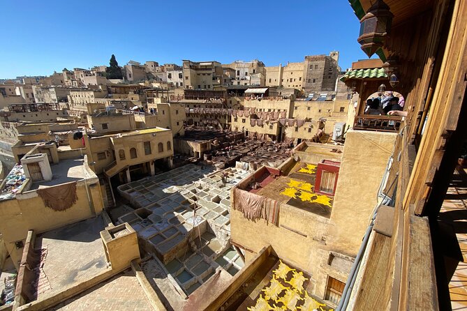 Half-Day Private Guided Walking Tour of the Old Medina of Fez - Chouara Tannery shows an old process in action