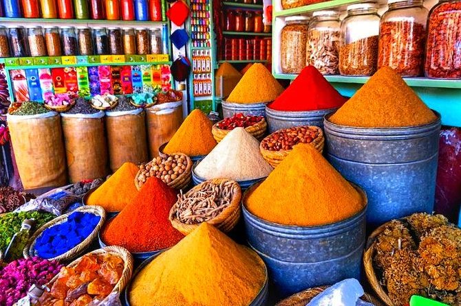 Highlights of Marrakech: Private Half-Day City Tour - Souk Semmarine begins the market walk