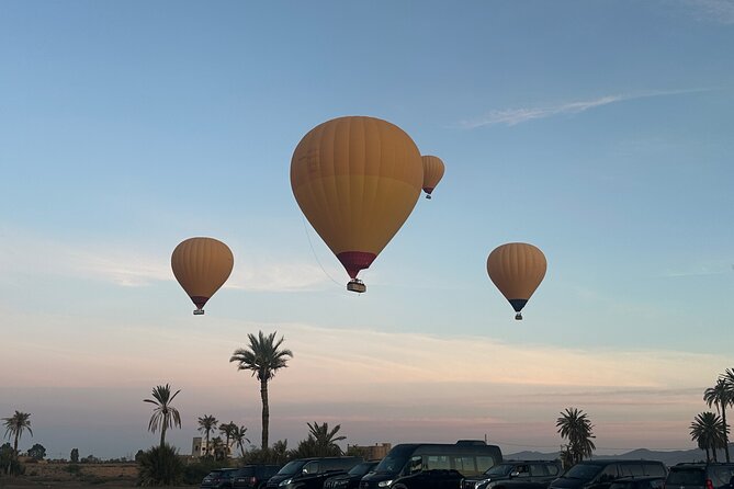 Hot Air Balloon Adventure in Marrakech with Transfer - The pre-flight wait and first look at the balloon