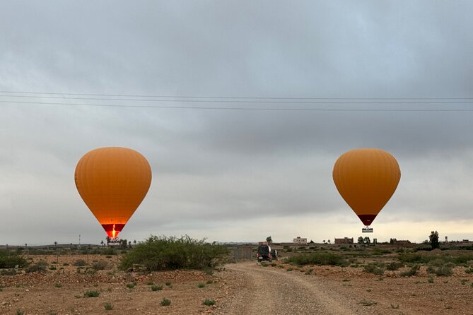 Hot Air Balloon Adventure in Marrakech with Transfer - Sunrise above the Atlas Mountains and palm groves