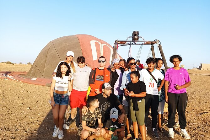 Hot air balloon flight to Marrakech in a small group. Breakfast - Pilots, safety, and the feel of the basket
