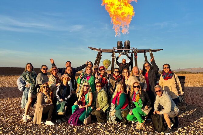 Hot Air Balloon Rides in Marrakesh: Sunrise, Desert, Atlas ... - The lift-off and the High Atlas views