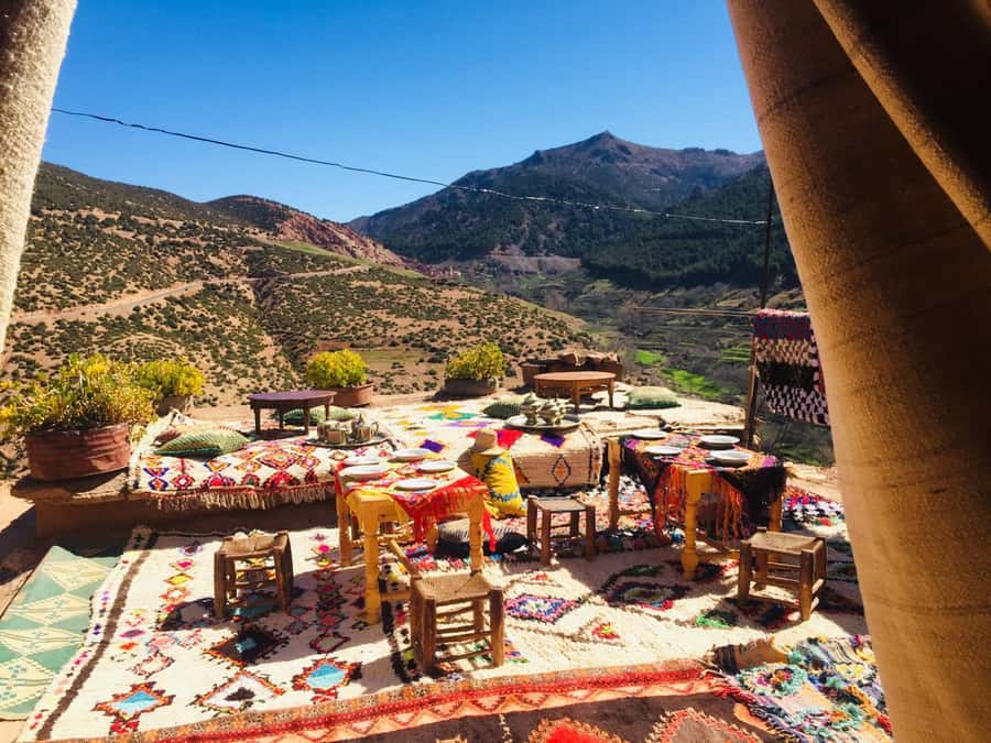 imlil valley atlas mountains guided walk & lunch with locals - The 9am departure and road into the High Atlas