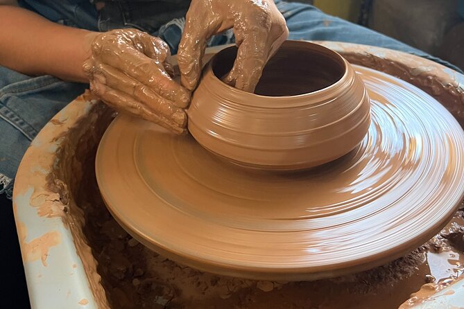 Lamsaty Pottery Workshop with Moroccan Tea - Taking your pottery home