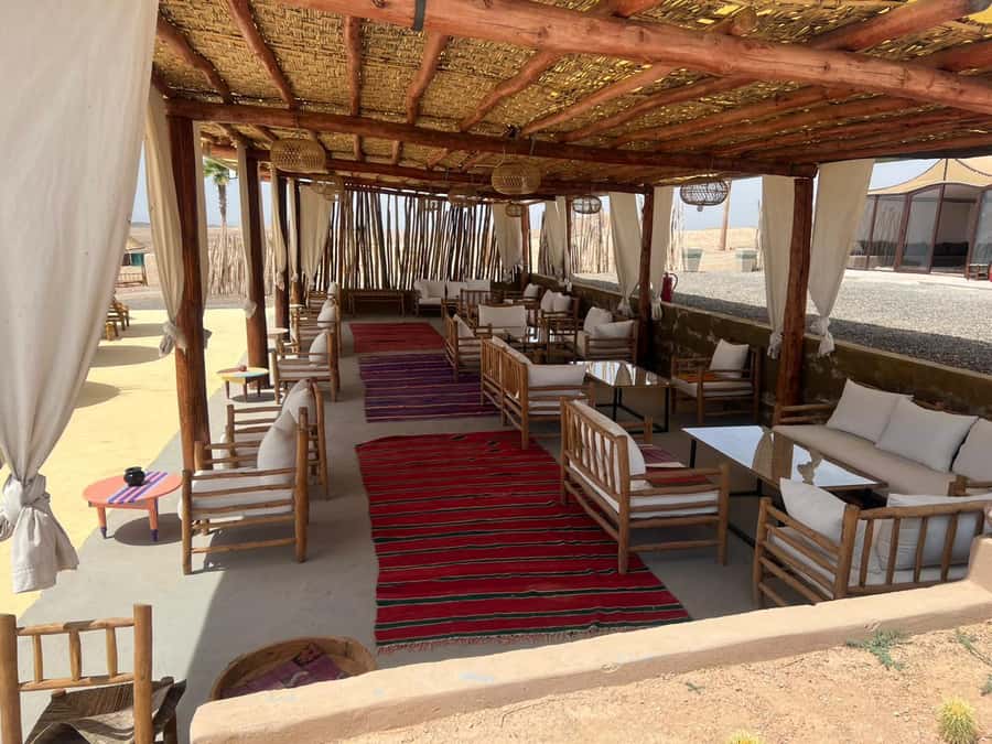 Luxury Agafay Desert : Quad , Camel Ride, Pool & Dinner Show - A slower camel ride in traditional blue dress