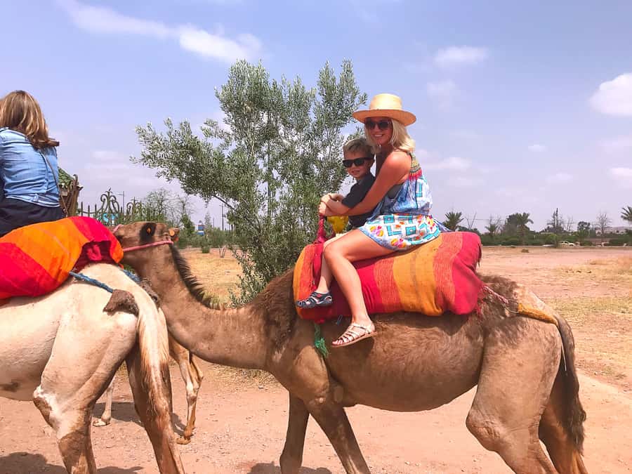 Marrakech : 1-Hour Camel Ride Through the Palm Grove - Mounting the camel in the Palmeraie